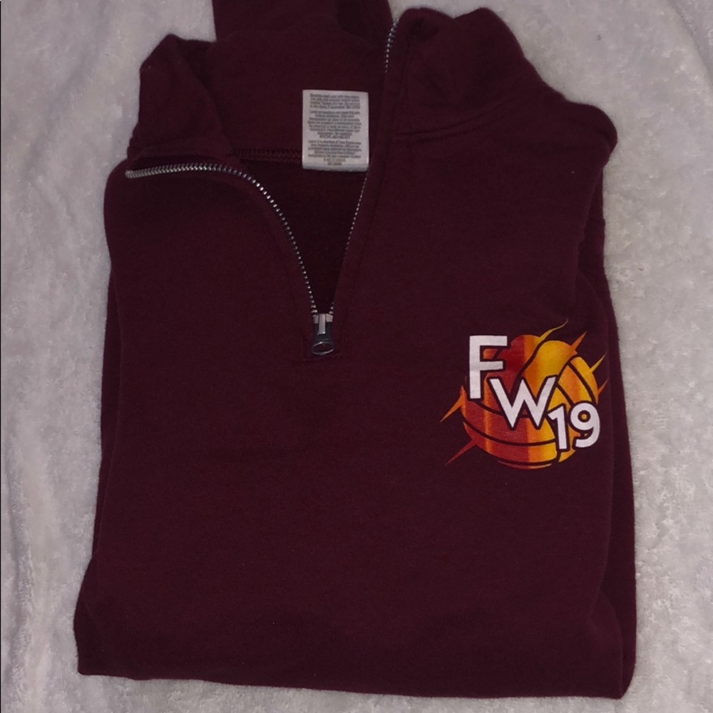 Volleyball quarter zip